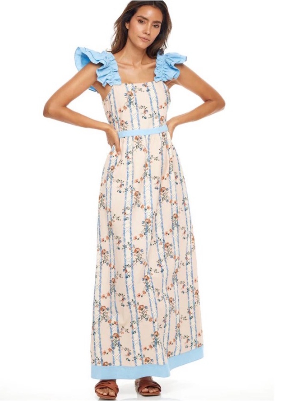 Anna Cate Maris Linen maxi